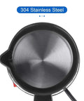 Top view of Stainless Steel Turkish Greek Arabic Coffee Pot 500ml With Even Heating And Removable Anti Scald Handle