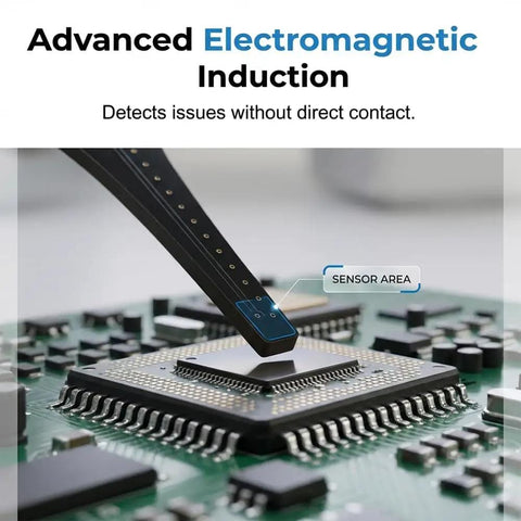 Pro Grade Inductance Tester For PCBs And Coils Grab And Go Portable High Sensitivity Fault Detector on motherboard chip