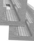 Close-up of aluminum frame in Undermount Sink Installation Kit 36 Inch All Metal Aluminum Frame Fits All Sink Types No Drilling Required