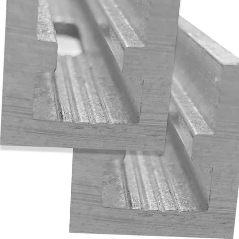 Close-up of aluminum frame in Undermount Sink Installation Kit 36 Inch All Metal Aluminum Frame Fits All Sink Types No Drilling Required