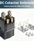 Heavy Duty DC Contact Switch And High Amp Solenoid Relay For Electric Carts Small Evs And Pallet Trucks, SW60 80Amp