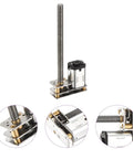 12V Micro DC Gear Motor With 200 RPM Reduction, 55mm Output Shaft, 1:100 Gearbox, metal housing, shown in side view