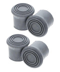 8 Pack Shower Chair Feet Replacement Non Slip Rubber Pads Easy Slip On Fit For Standard Chair Legs, set of four pads