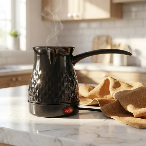 Go To Turkish Coffee Maker 600Ml Electric Pot With Even Heating Removable Anti Scald Handle Spill Proof Pour Spout in kitchen