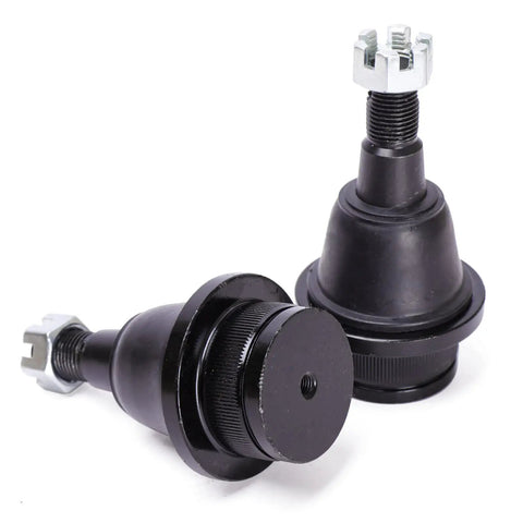 Front Lower Ball Joints Kit For Cadillac Escalade Tahoe Suburban Yukon XL 1500 Silverado Express Avalanche GMC Savana Sierra 2 Piece Replacement Parts, black steel