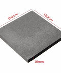 High Temp Pro Grade Graphite Block Plate With Thermal Stability 100x100x10mm Square Electrode Graphite Plate for labs and industry