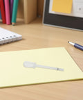 Fountain Pen Flusher Kit With Precise Nib Flush Pipette for ink removal on desk, plastic material, transparent color