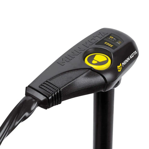 Edge Bow Mount Electric Trolling Motor With Foot Pedal Control close-up of durable composite head