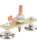 Welding Magnet Head with iron ground tool and 4mm insulation for metal fabrication, auto repair, DIY, heavy duty, pro grade, magnetic grip