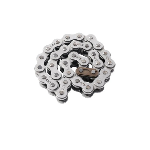 Beefy Heavy Duty Drive Chain For Coleman KT196 CK196 Go Kart And Hisun HS200GK 196cc 200cc 212cc 32 Links with 8 Master Links