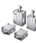 Compact Aluminum Square Pneumatic Cylinder Kit Built Tough Heavy Duty Double Acting Air Cylinders With 8mm And 10mm Bore And 10mm Stroke For Easy Mounting And Installation 10DX20D Series Including CUJB8 CUJB10 Versions Durable Industrial Grade