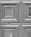Close-up of Drop In Tin Plated Steel Wall And Ceiling Dope Pattern Panels 2x2 Ft Unfinished 12 Pack For Fifteen Sixteenth Inch Grid