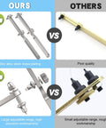 Adjustable Watch Back Opener Tool For Battery Replacement And Repairs comparison showing high-quality zinc alloy construction vs others.