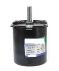 Front view of Low Noise High Torque 28W 68KTYZ Permanent Magnet Synchronous Motor with 8mm center shaft, 220V AC, 50 RPM