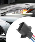 Rock Solid H13 Car Wire Adapter Connectors Built Tough With High Temp Ceramic And Copper Terminals quick swap headlight socket near vehicle.