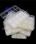 M3 Nylon Hex Spacer Columns Standoff Kit For PCBs And Motherboards White And Black 250 Pieces Four Sets Precise Component Spacing Screws Nuts Washers Bundle in storage boxes