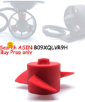 Red three blade propeller for Underwater Thruster Beefy 16V 300W Brushless Motor With CCW three blade nylon propeller.