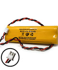 Five Pack Ni Cad AA 650mAh Rechargeable Battery Pack For Exit Signs And Emergency Lights 4.8V All Fit E1021R D AA650B 4 Replacement