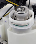 Close-up of Fuel Pump Module Assembly With Sending Unit Fuel Level Sensor Tank Seal And Lock Ring For 2008 2012 Honda Accord Crosstour V6 3.5L FWD 2009 2014 Acura TSX TL V6 3.5L FWD And 2010 2011 2012 Honda Crosstour V6 3.5L FWD showing metallic and plastic components