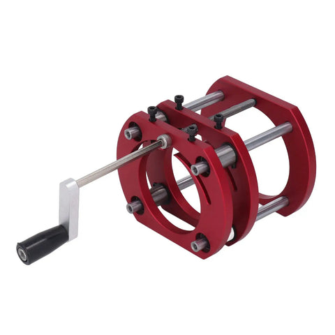 Ultimate Router Lift Base Kit With Crank Handle Built From Aluminum Alloy And Stainless Steel 4 Jaw Clamping Router Table Insert Base Plate Lifting System For Small Trim Routers Easy Height Adjustment Red, red aluminum router lift with crank handle