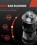 Sway bar bushing with protective rubber dust cover for Rear Sway Bar Link Set For Toyota RAV4 2006 To 2018 And Lexus NX 2015 To 2019 Stabilizer End Links Two Pack Beefed Up Premium Aftermarket Replacement Durable Suspension Upgrade