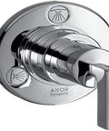 Axor Citterio Quattro Go To Three Outlet Diverter Valve Trim Chrome Finish For Three Shower Outlets Requires Volume Control Valve