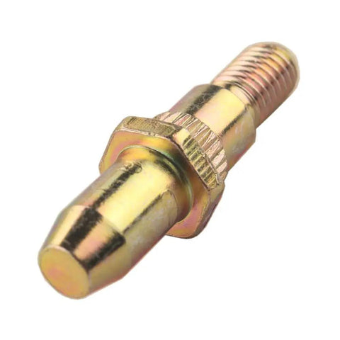Close-up of zinc-plated pin from Door Hinge Pin And Bushing Repair Kit For 1999 And Up Chevy Silverado GMC Sierra And Related SUVs