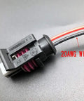 GT150 3 Pin Pressure Sensor Connector Kit With Wires 20 AWG 10 Pack Premium Aftermarket Plug Clip close-up view