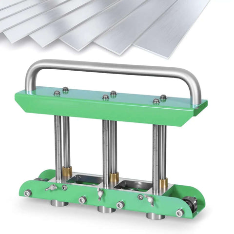 One Station Disc Sheet Metal Bender for Roof Flashing, rain diverter and drip edge, adjustable machine for 0.01-0.04 inch sheets