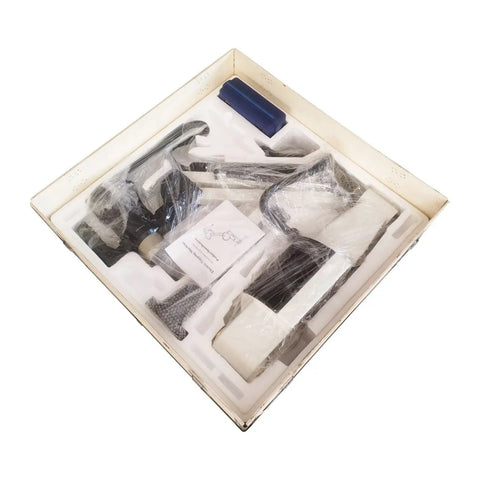 Beilockery 220V Vertical Electric Tapping Machine M3 M16 With Touch Screen 600W Motor unpacked tools and components in packaging.