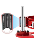 Dead Nuts Accurate Manual Router Uplift System For Kickass Diy Shop Builds Heavy Duty aluminum and steel clamp with precision details.