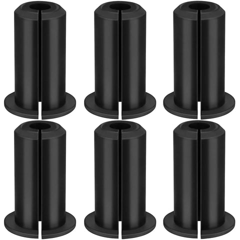 Six Pack Starlink Cable Wall Grommets Rock Solid 3/4 Inch Silicone Bushing Kit for cable management and routing.