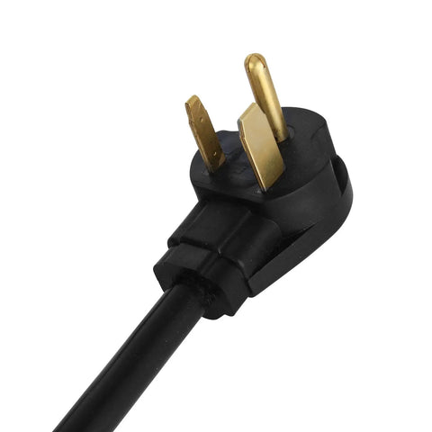 Heavy Duty 50 Foot Welder Extension Cord, 30 Amp 10 AWG Copper Core Power Cable, NEMA 6-50P plug detail