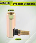 2 Pack Ball Joint Kit Built Tough For John Deere LX280 2WS LX289 AM133692 Rebuild AM133691 5 Eighth Inch Drag Link Replacement For GT225 GX255 GT235 GT245 X304, 0.60in x 2.20in