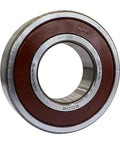 Smooth Operator 6206 2RS Single Row Deep Groove Ball Bearing With Double Rubber Seal 30X62X16mm dimensions, steel with rubber seal.