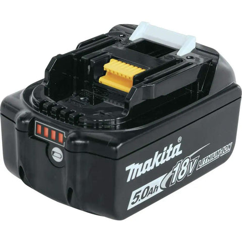 Two Pack 18V LXT Lithium Ion 5.0Ah Batteries With LED Charge Indicator Delivers Up To 65 Percent More Run Time And A Fast Under 45 Minute Charge For Pro Level Power On The Job Black Finish