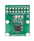 AS5047P Encoder SPI ABI Port PWM Magnetic Encoder Adapter Board Module 3.3V/5V Ready, green circuit board front view