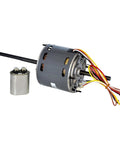 Blower Motor With Capacitor Replacement For RV Furnace And HVAC Air Handler Units Replaces D1092A D1092B 7021-9335 7030-1151 Half HP 115V 1075 RPM