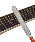 Guitar Luthier Tool Kit 6 Pack With Fret Crowning File used on guitar fretboard for precise fretwork repair