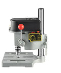 Front view of Compact Benchtop Drill Press With 110V 340W Power Handy 3 Speed Pillar Drill Press Table Stand 1-10mm Clamp.