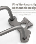Close-up of Beefy Titanium Rear Derailleur Guard showing titanium alloy and fine workmanship for mountain and road bikes.