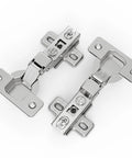 10 Pack Half Overlay Cabinet Hinges With Self Closing Slide On Frameless Concealed Euro Hinges 105 Degree Opening