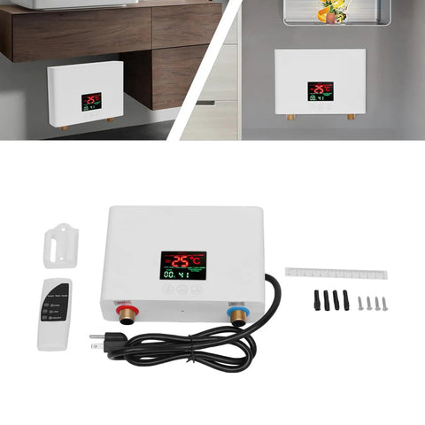Top Shelf Electric Tankless Water Heater Delivers Hot Water On The Fly With A Slick Point Of Use Design.