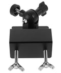 Close-up of Aluminum Solar Panel Mounting Bracket for Gutter or Roof Mounting with Universal Compatibility showing wing nuts.