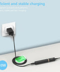 Universal USB Toothbrush Charger For Fairywill FWD1 FWD3 FWD7 Foreo ISSA Series connected to power outlet with toothbrush