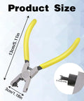 Leather Hole Punch Plier 2.0mm Universal Hole Punch Tool For Watch Straps Belts Shoes Fabric DIY Crafts And Dog Collars One Hand Use