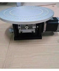 Motorized Rotary Positioning Stage HY E300 360 Degree Electric Rotary Table For Marking And Engraving Machines, side view
