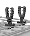 ATV Tool Holder With Rubber Coated Nylon Core, Tilt To 45 Degrees, 20kg Capacity mounted on metal bars