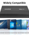 Heavy Duty Aluminum 3.5 Inch Hard Drive Dock Station With Usb 3.0 Bridge For External Sata Conversion, shown with compatibility logos.
