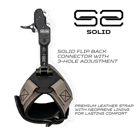 Dope Solid Release Black Edition For S2 Series with solid flip back connector and premium leather strap for comfortable handling.